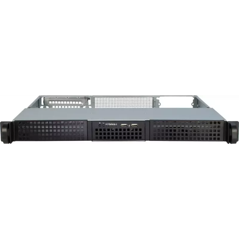 Caixa de servidor Inter-Tech 1U-10240 Rack preta