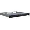 Caixa de servidor Inter-Tech 1U-10240 Rack preta
