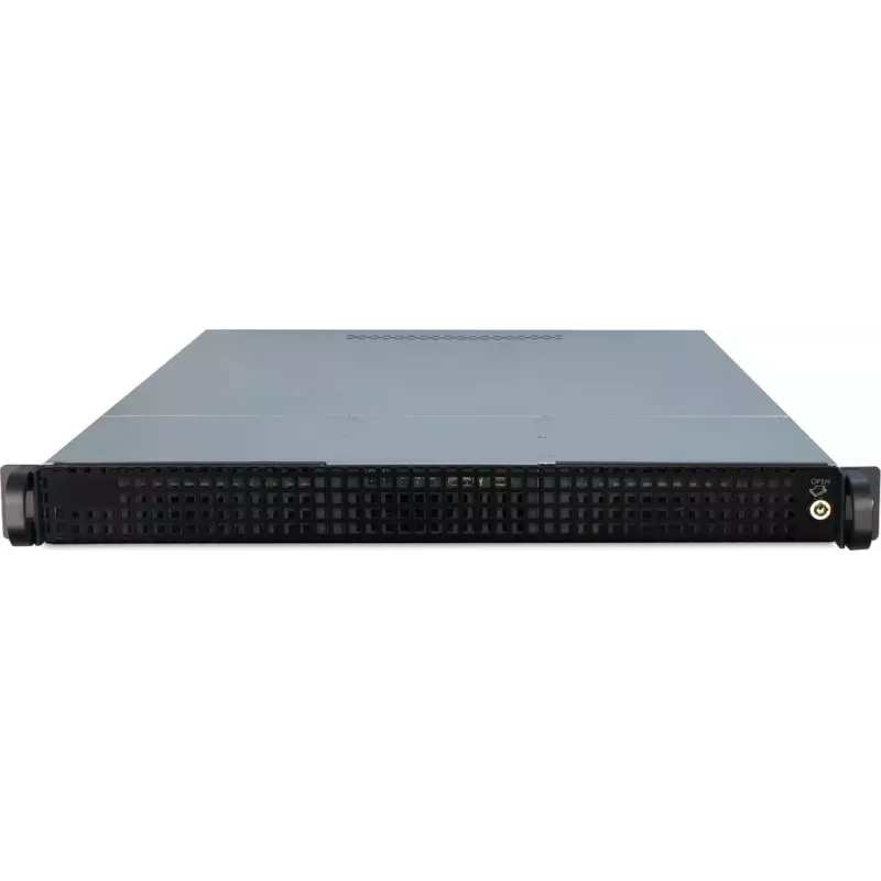 Caixa de servidor Inter-Tech 1U-10265 Rack preta