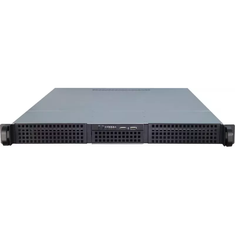Caixa de servidor Inter-Tech 1U-10265 Rack preta