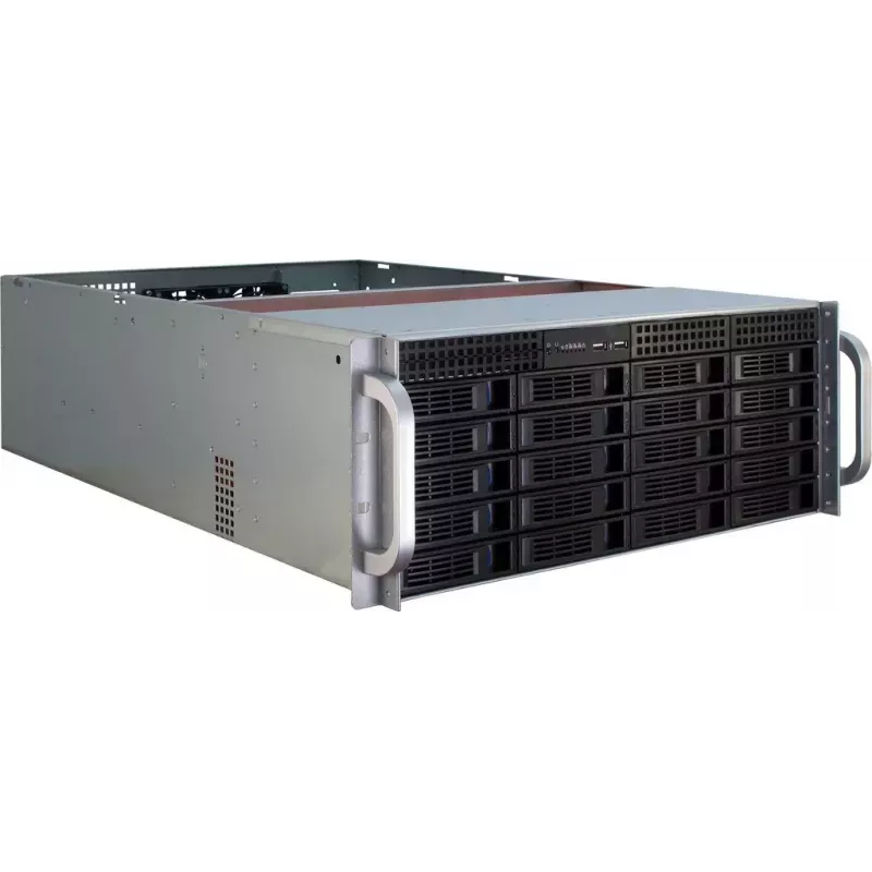 Caixa de servidor Inter-Tech IPC 4U-4420 Rack azul