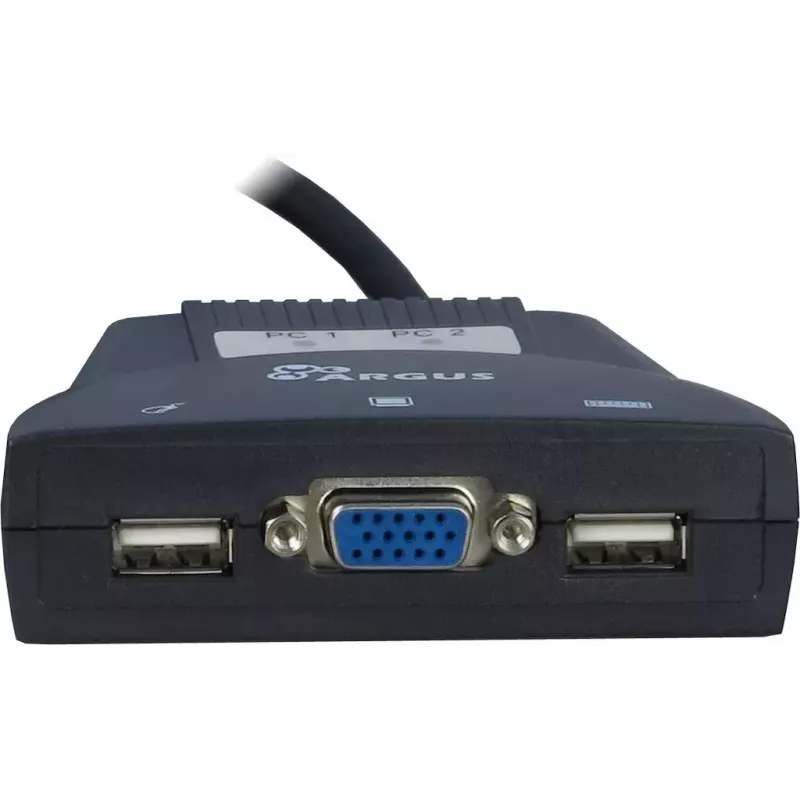 Switch KVM Inter-Tech KVM-LS-21JA preto
