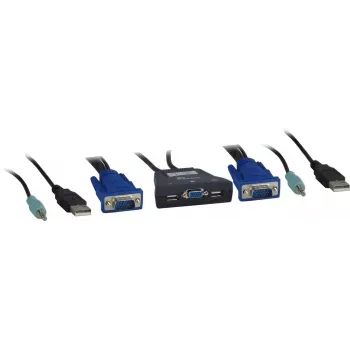 Switch KVM Inter-Tech KVM-LS-21JA preto
