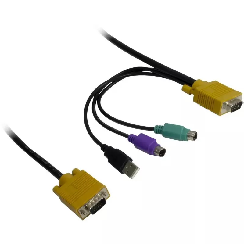 Consola KVM Inter-Tech KVM-1708 17 polegadas 1280x1024