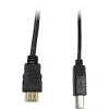 Switch KVM Inter-Tech AS-9108HA para montagem em rack preto