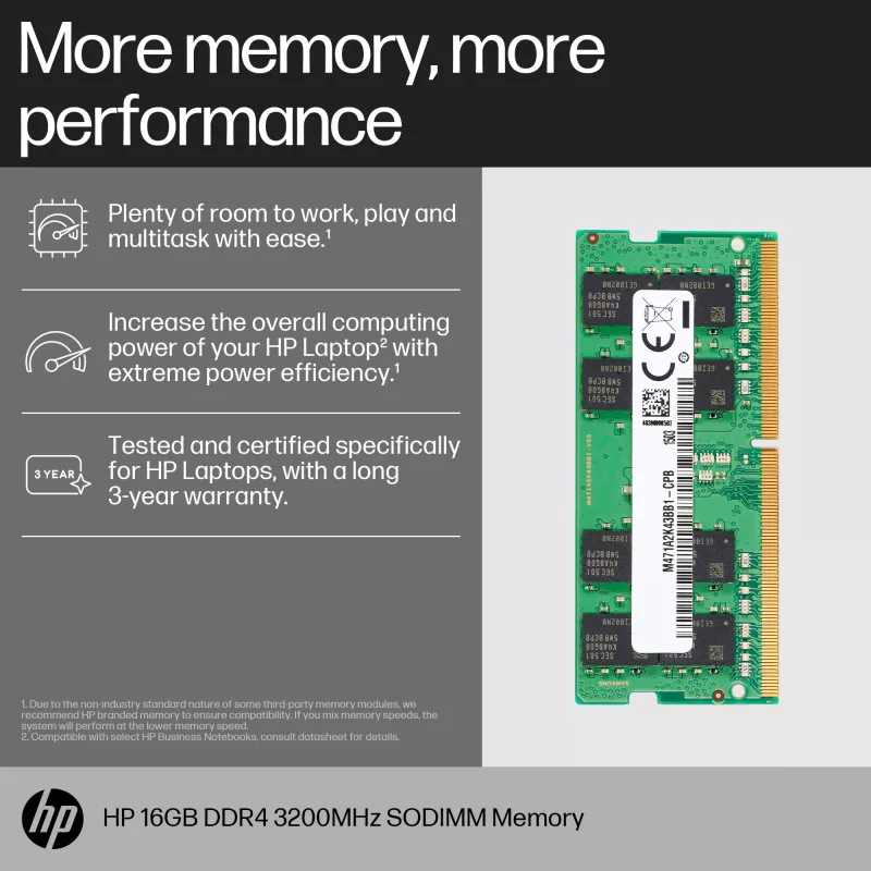 Módulo de memória HP 16GB DDR4 3200 SODIMM