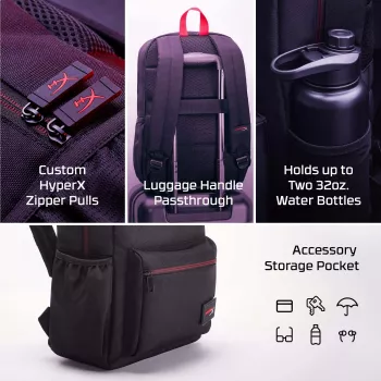 Mochila HyperX Delta, mochila, 498 g