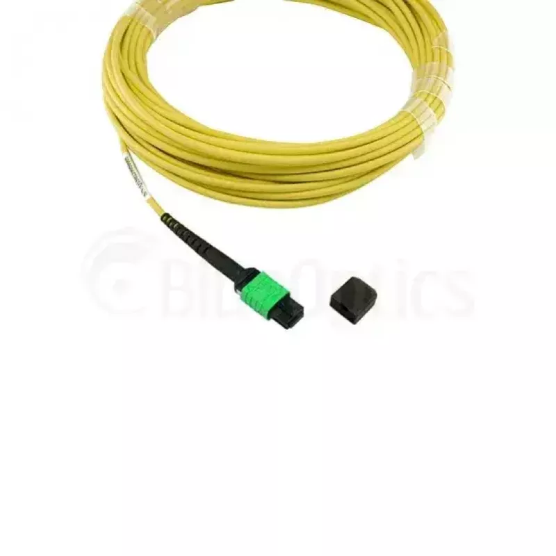 Cabo de fibra ótica InfiniBand BlueOptics 5 m MTP 4x LC verde