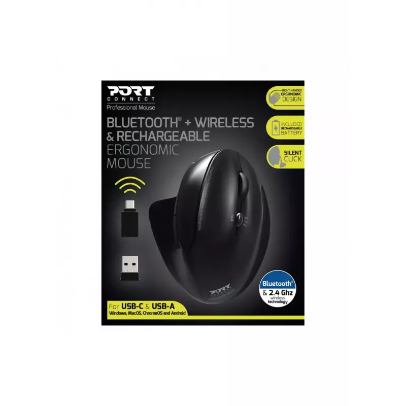 Rato Port Designs 900706-BT RF Wireless + Bluetooth
