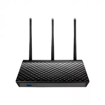 Router wireless ASUS RT-AC1900U Gigabit Ethernet dual band (2,4 GHz / 5 GHz) preto