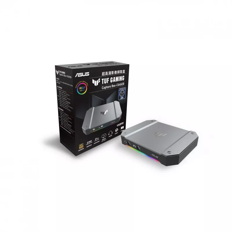 Dispositivo de captura de vídeo ASUS TUF GAMING CAPTURE BOX-CU4K30 USB 3.2 Gen 1 (3.1 Gen 1)