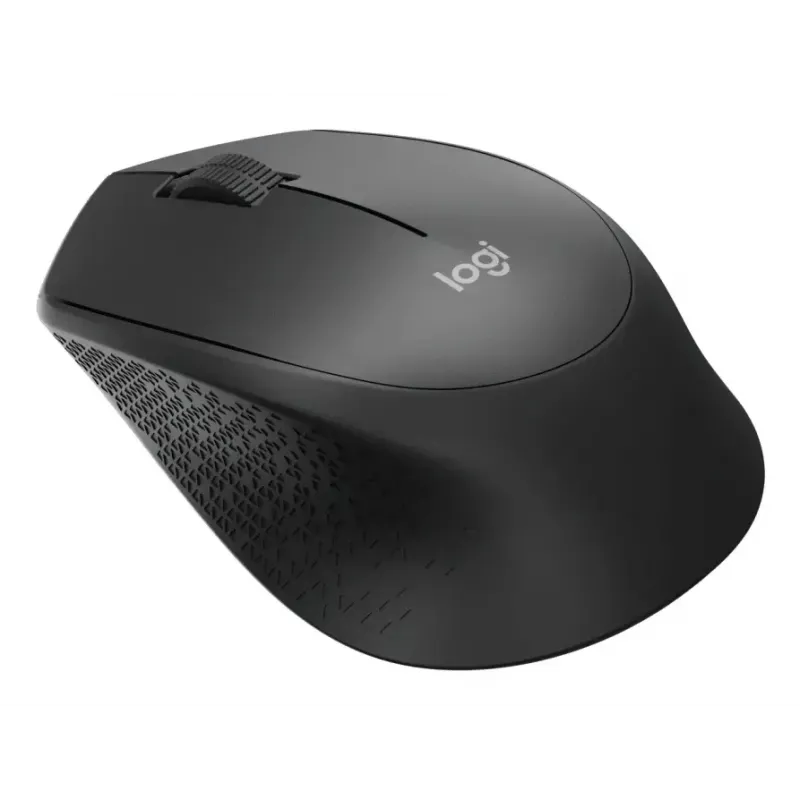 Logitech M330 SILENT PLUS — rato sem fios, para destros, 1000 DPI, 3 botões, roda de scroll, preto, a pilhas