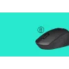 Logitech M330 SILENT PLUS — rato sem fios, para destros, 1000 DPI, 3 botões, roda de scroll, preto, a pilhas