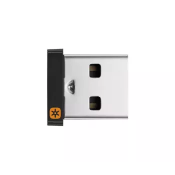 Recetor USB Logitech USB Unifying Receiver 910-005235 preto prateado