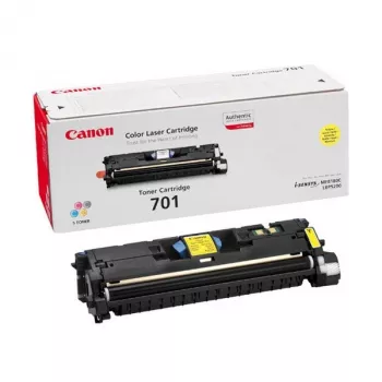 Cartucho de toner Canon 701 1 unid. Original Amarelo