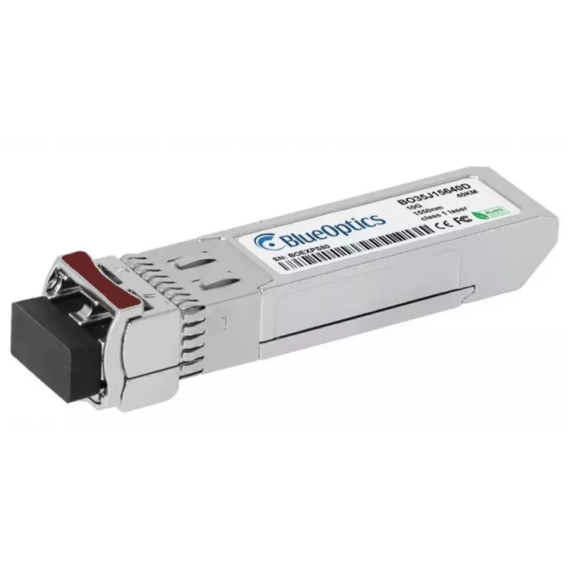 BlueOptics 942 212-001-BO transcetor SFP+, compatível com Hirschmann 942 212-001, 10 Gbit/s Singlemode