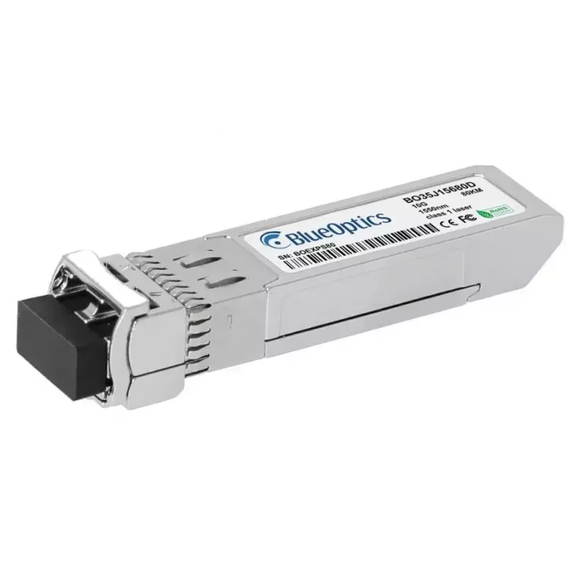 BlueOptics 942 213-001-BO transcetor SFP+, compatível com Hirschmann 942 213-001, 10 Gbit/s Singlemode