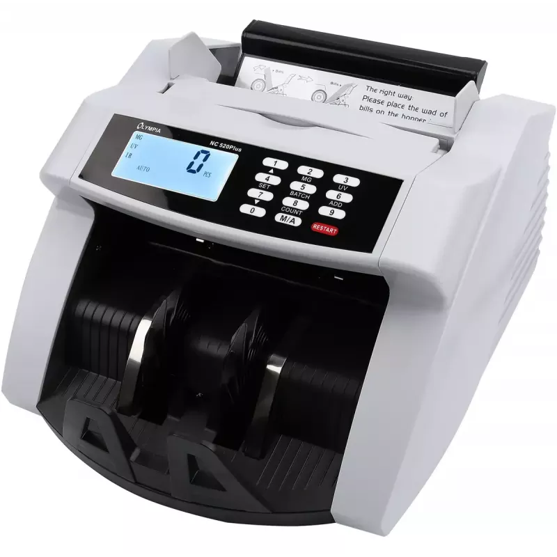 Olympia NC 520 Plus contador e verificador de notas, branco