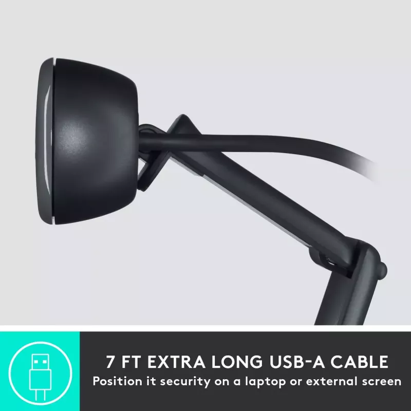 Webcam Logitech C505 HD 1280x720 USB preto