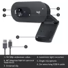 Webcam Logitech C505 HD 1280x720 USB preto