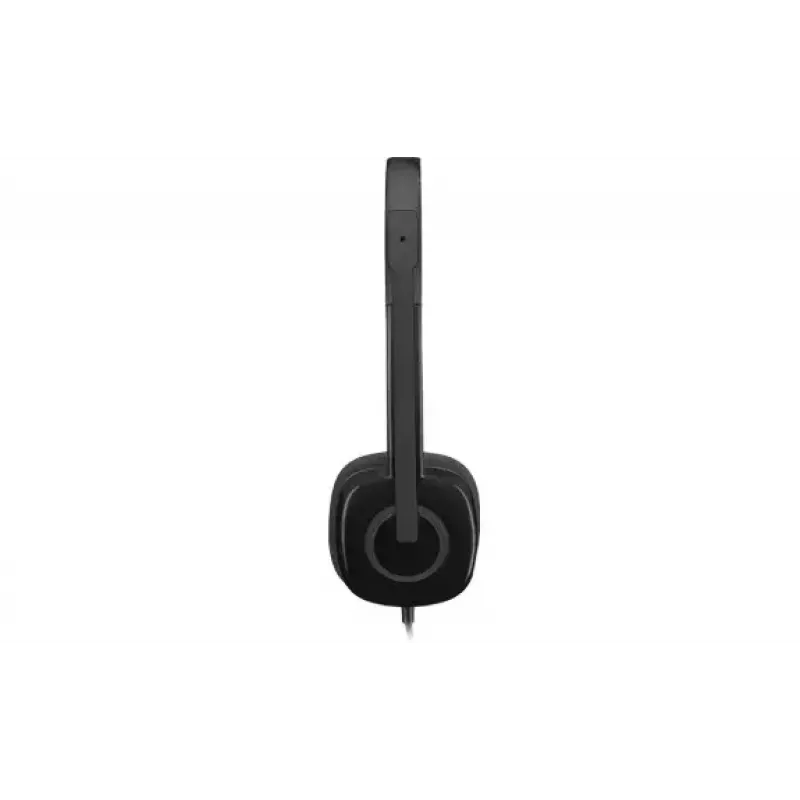 Logitech H151 auscultadores estéreo com microfone com cancelamento de ruído, com fios, preto