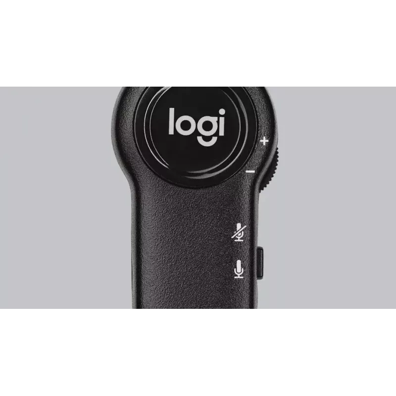 Logitech H151 auscultadores estéreo com microfone com cancelamento de ruído, com fios, preto