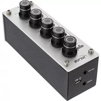 InLine AmpEQ móvel, pré-amplificador e amplificador para auscultadores Tri-Tone Hi-Res AUDIO, 3,5 mm estéreo
