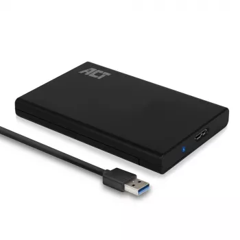 Caixa HDD/SSD ACT 2,5 polegadas SATA sem parafusos USB 3.2 Gen1