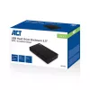 Caixa HDD/SSD ACT AC1405 3,5 polegadas SATA USB 3.2 Gen1 preto