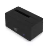 Docking station ACT 2,5 polegadas/3,5 polegadas SATA HDD/SSD USB 3.2 Gen1 preto
