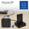 Estação de docking e clonagem ACT M.2 NVMe/PCIe dual-SSD, USB-C 3.2 Gen2