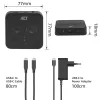Estação de docking e clonagem ACT M.2 NVMe/PCIe dual-SSD, USB-C 3.2 Gen2