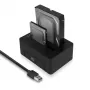 Docking station ACT 2,5 polegadas e 3,5 polegadas SATA dual-HDD/SSD, USB 3.2 Gen1