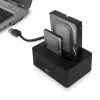 Docking station ACT 2,5 polegadas e 3,5 polegadas SATA dual-HDD/SSD, USB 3.2 Gen1