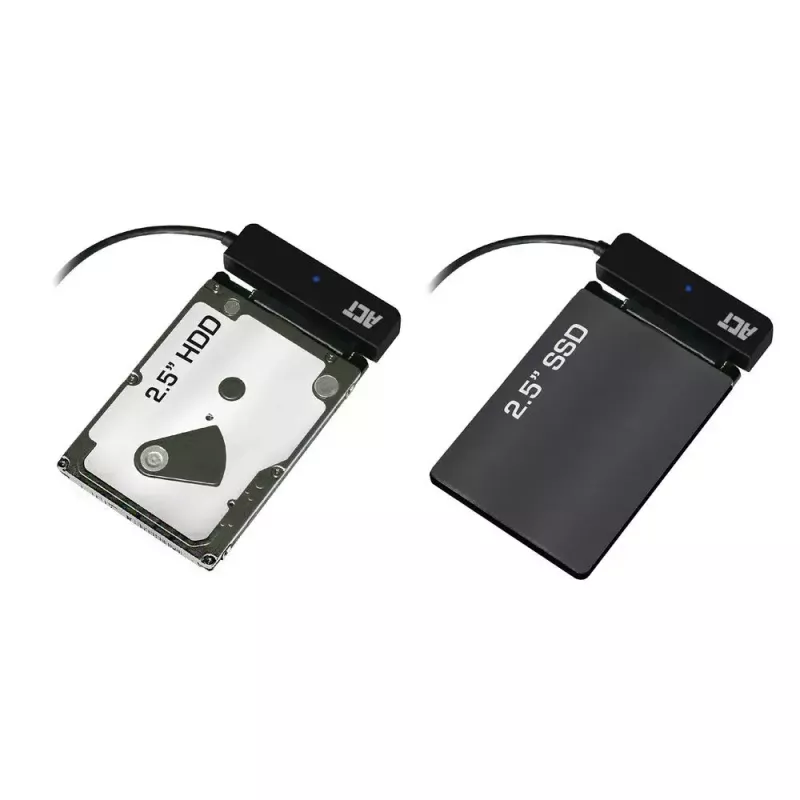 Cabo adaptador USB-C ACT para disco/SSD SATA 2,5 polegadas AC1525 0,15 m preto