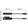 Cabo adaptador USB-C ACT para disco/SSD SATA 2,5 polegadas AC1525 0,15 m preto