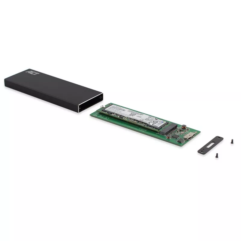Caixa SSD ACT M.2 USB 3.2 Gen1 preto 5 Gbit/s