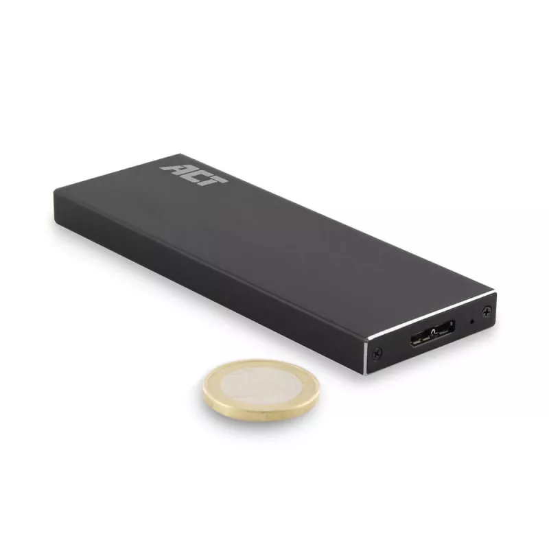 Caixa SSD ACT M.2 USB 3.2 Gen1 preto 5 Gbit/s
