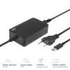 Carregador para portátil ACT USB-C com perfis Power Delivery 65 W, portátil, interior, 100–240 V, 50/60 Hz, 65 W, 5–20 V