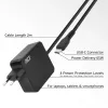 Fonte de alimentação para portátil ACT USB-C 65W com perfis Power Delivery, 2 metros