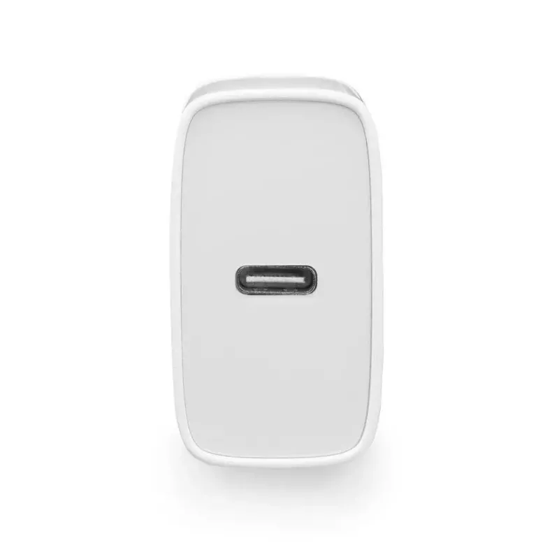 Carregador compacto ACT USB-C 20W carregamento rápido interior universal branco