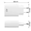 Carregador compacto ACT USB-C 20W carregamento rápido interior universal branco