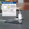 Carregador compacto ACT USB-C 20W carregamento rápido interior universal branco