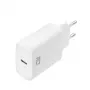 Carregador compacto ACT USB-C 20W carregamento rápido interior universal branco