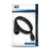 Cabo de alimentação C13 C14 preto 1,8 m ACT Powercord