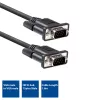 Cabo VGA ACT AC3510 — 1,8 m, VGA (D-Sub) para VGA (D-Sub), preto