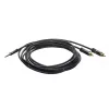 Cabo de áudio ACT AC3605 1,5 m 3,5 mm para 2 x RCA preto