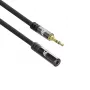 Cabo de extensão de áudio ACT 5 metros de alta qualidade 3,5 mm ficha jack estéreo macho para fêmea