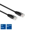 Cabo de rede U/UTP CAT6 ACT preto 10,0 metros com fichas RJ45