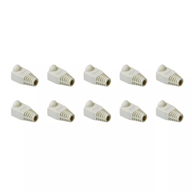 Passa-cabos UTP ACT, RJ45, passa-cabos, cinzento, RJ45, 10 unidades